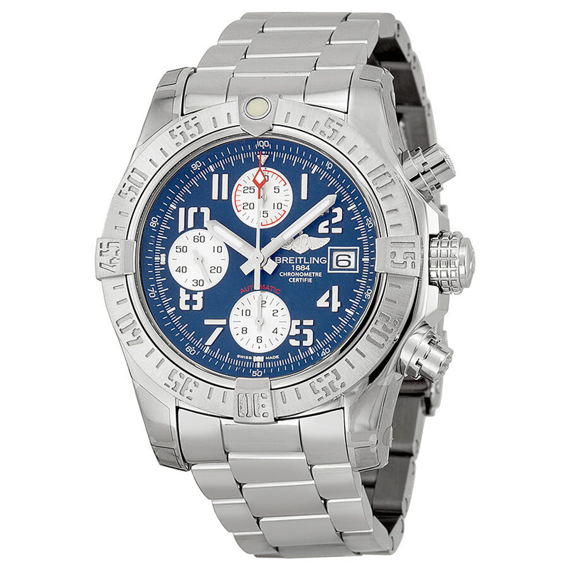 Breitling Avenger II Automatic Chronograph Blue Dial Men's Watch A1338111/C870SS#A1338111-C870-170A - Watches of America