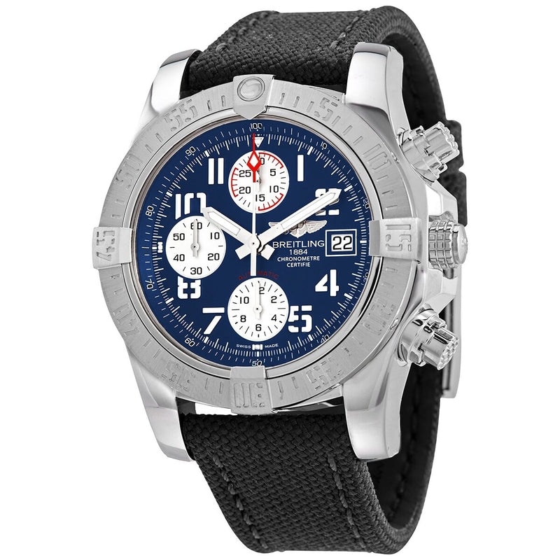 Breitling Avenger II Chronograph Automatic Mariner Blue Dial Men's Watch #A13381111C1W1 - Watches of America