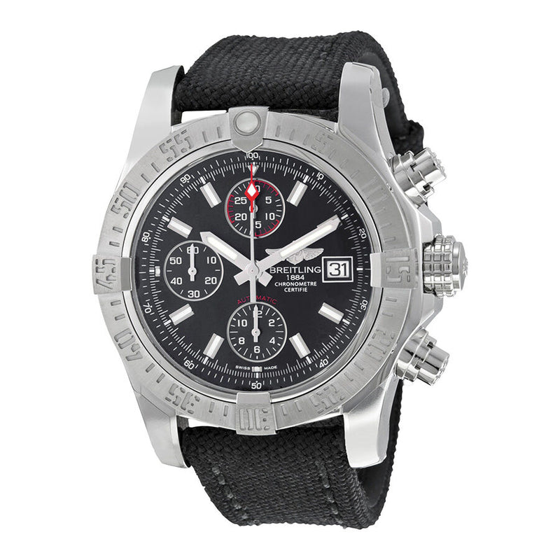 Breitling Avenger II Chronograph Black Dial Men's Watch A1338111-BC32BKFT#A1338111-BC32-103W-A20BA.1 - Watches of America