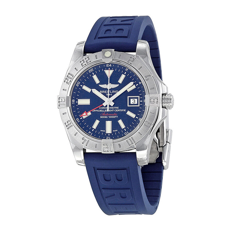 Breitling Avenger II GMT Automatic Blue Dial Men's Watch A3239011-C872BLPD3#A3239011-C872-157S-A20D.2 - Watches of America