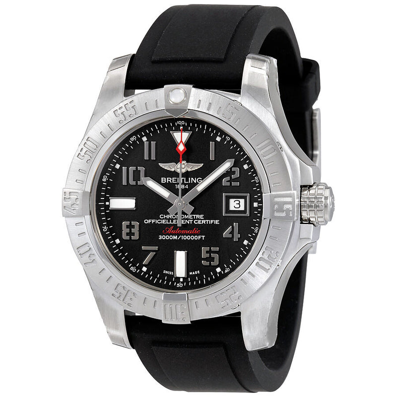 Breitling Avenger II Seawolf Black Dial Men's Watch A1733110-BC31BKPT#A1733110-BC31-131S-A20S.1 - Watches of America