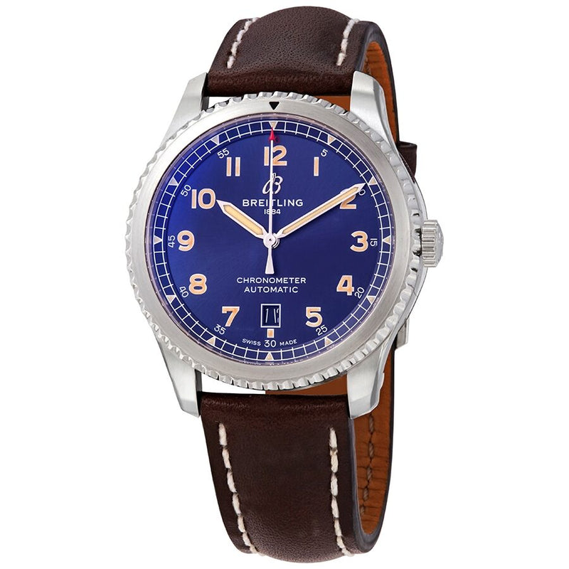 Breitling Aviator 8 Automatic Blue Dial Watch #A17315101C1X1 - Watches of America