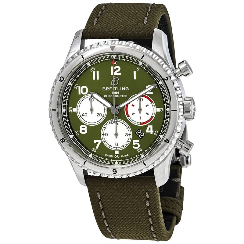 Breitling Aviator 8 Curtiss Warhawk Chronograph Automatic Men's Watch #AB01192A1L1X2 - Watches of America
