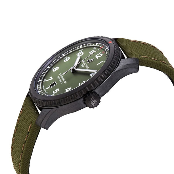 Breitling Aviator 8 Curtiss Warhawk Military Green Dial #M173152A1L1X1 - Watches of America #2