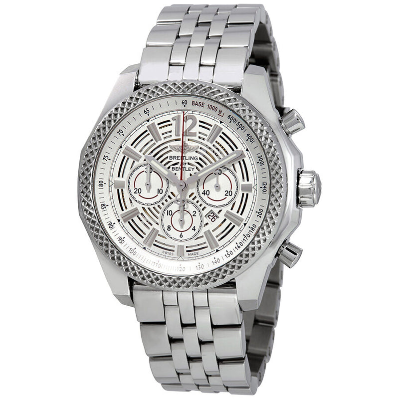 Breitling Bentley Barnato Chronograph Silver Dial Stainless Steel Men's Watch A4139021-G795SS#A4139021-G795-973A - Watches of America