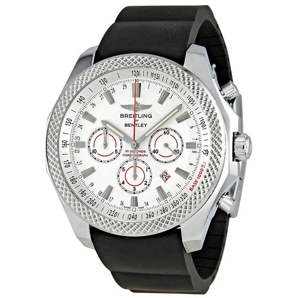 Breitling Bentley Barnato Silver Dial Chronograph Men's Watch A2536821-G734BKRD#A2536821/G734 - Watches of America