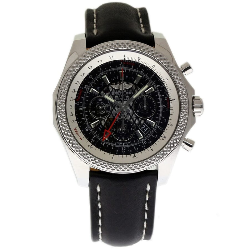 Breitling Bentley Motors Black Dial Chronograph Mens Watch A44362 |  SwissWatchExpo