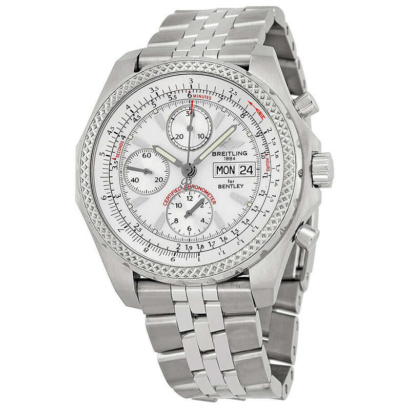 Breitling Bentley GT Racing White Dial Men's Watch SS#A1336313-A575 - Watches of America