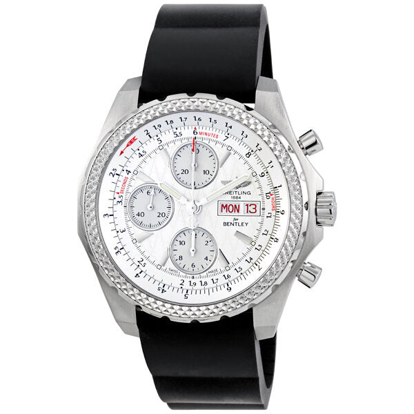 Breitling Bentley GT Silver Dial Chronograph Automatic Men's Watch A1336313-G680BKRD#A1336313/G680 - Watches of America