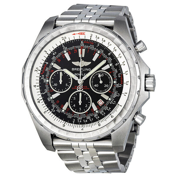 Breitling Bentley Motors T Chronograph Black Dial Men's Watch A2536313-B954SS#A2536313/B954SS - Watches of America