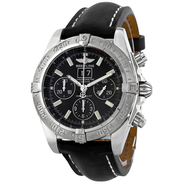Breitling Blackbird Black Dial Automatic Men's Watch J4435911-B835BKLT#J4435911/B835 - Watches of America