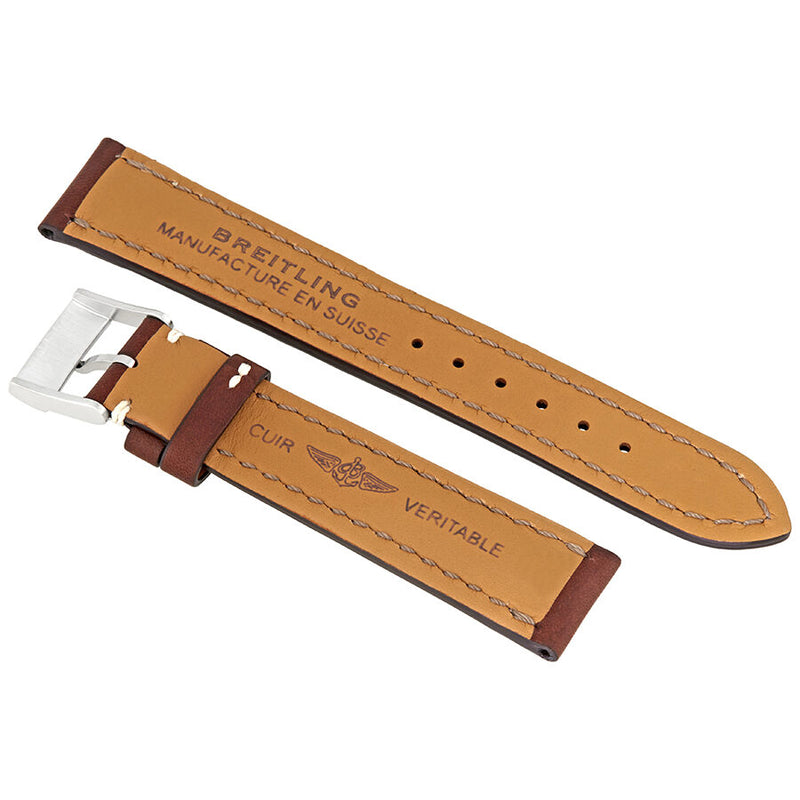 Breitling Brown 18MM Leather Strap #416X-A16D.1 - Watches of America #2