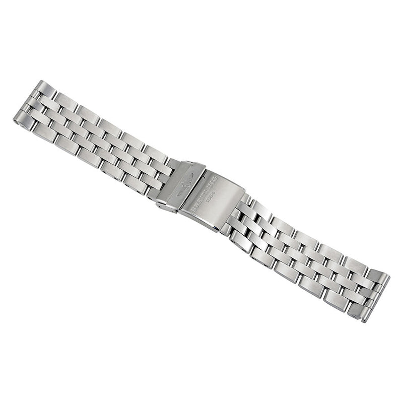 Breitling Brushed Steel Pilot Watch Band Bracelet 22-20MM#377A - Watches of America