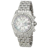 Breitling Chrono Galactic Mother of Pearl Diamond Dial Men's Watch A13358LA-A578SS#A13358LA/A578 - Watches of America