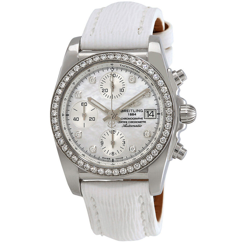 Breitling Chronomat 38 Chronograph Automatic Diamond Ladies Watch A1331053-A776-237XS#A1331053/A776-237XS-A18BA.1 - Watches of America