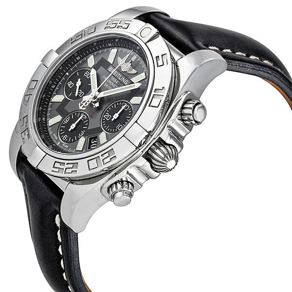Breitling Chronomat 41 Automatic Chronograph Black Dial Men's Watch AB014012/F554 #AB014012-F554 - Watches of America #2