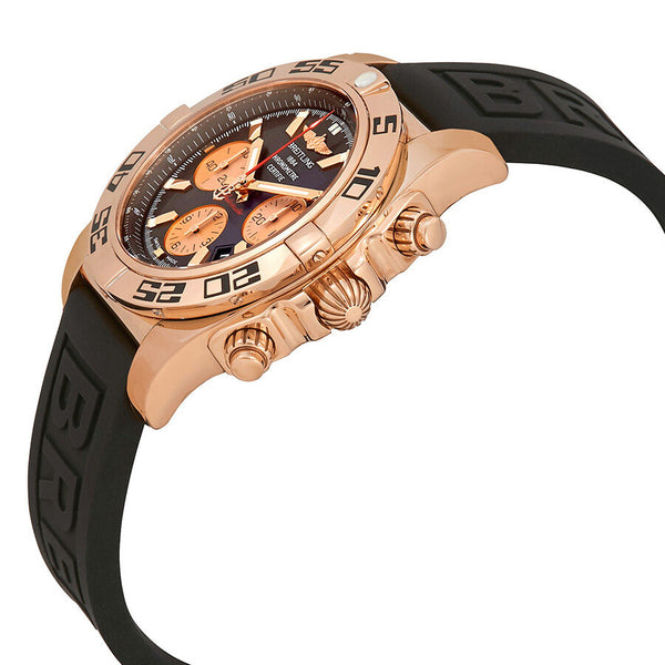 Breitling Chronomat 44 Black Dial Black Rubber Men's Watch #HB0110C1/B968BKPD3 - Watches of America #2