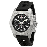 Breitling Chronomat 44 Black Rubber Black Dial Men's Watch AB011010-BB08BKOR#AB011010-BB08-200S-A20D.4 - Watches of America