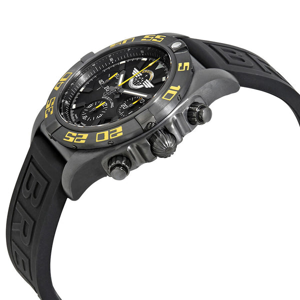 Breitling Chronomat 44 Chronograph Automatic Black Dial Men's Watch #MB01109P-BD48-153S - Watches of America #2