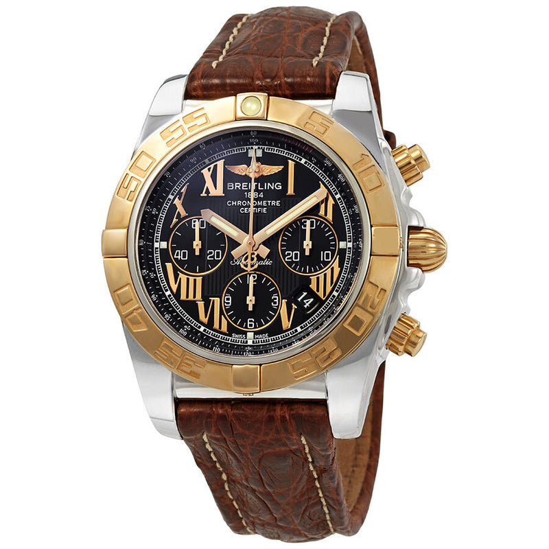 Breitling Chronomat 44 Chronograph Automatic Black Dial Men's Watch #CB011012/B957BRCT - Watches of America