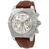 Breitling Chronomat 44 Chronograph Automatic Chronometer Silver Dial Men's Watch #AB011011/G684BRCT - Watches of America