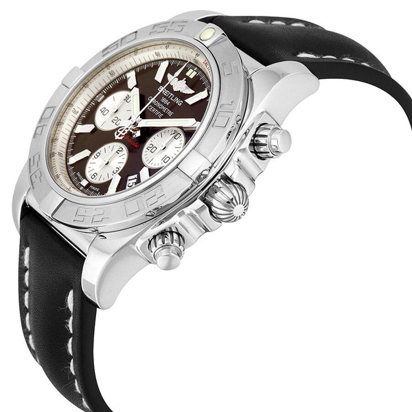 Breitling Chronomat 44 Dial Black Leather Men's Watch AB011011-Q575BKLT #AB011012-Q575-435X-A20BA.1 - Watches of America #2
