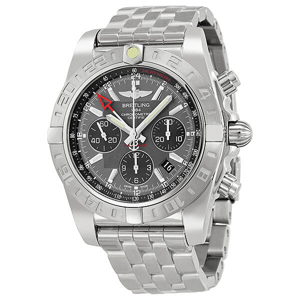 Breitling Chronomat 44 Grey Dial Stainless Steel Men's Watch AB042011-F561SS#AB042011-F561-375A - Watches of America