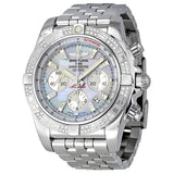 Breitling Chronomat 44 Mother of Pearl Diamond Men's Watch AB0110AA-G686SS#AB0110AA-G686-375A - Watches of America