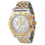 Breitling Chronomat 44 Mother of Pearl Diamond Two-Tone Men's Watch TT#CB011012-A698 - Watches of America