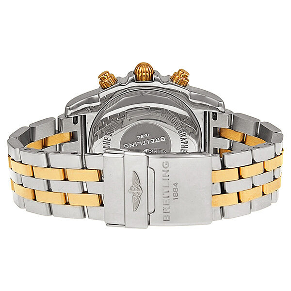 Breitling Chronomat 44 Mother of Pearl Diamond Two-Tone Men's Watch TT #CB011012-A698 - Watches of America #3