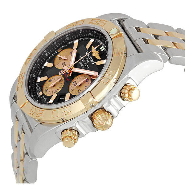 Breitling Chronomat B01 Black Dial Two Tone Men's Watch CB011012-B968TT #CB011012/B968-357C - Watches of America #2