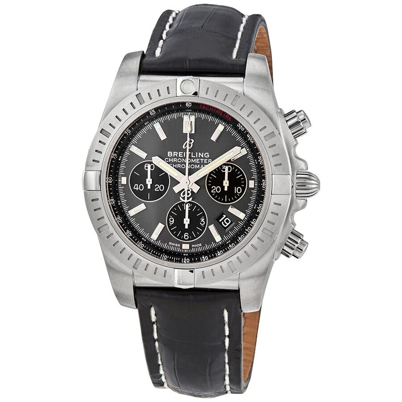 Breitling Chronomat B01 Chronograph Automatic Grey Dial Men's Watch #AB0115101F1P2 - Watches of America