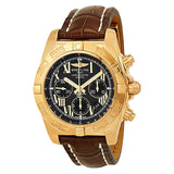 Breitling Chronomat Black Dial 18kt Rose Gold Men's Watch HB011012-B957BRCD#HB011012/B957 - 740P - Watches of America