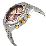 Breitling Chronomat Burgundy Dial Chronograph Steel and Gold Men's Watch B1335611-K505TT #B1335611/K505TT - Watches of America #2