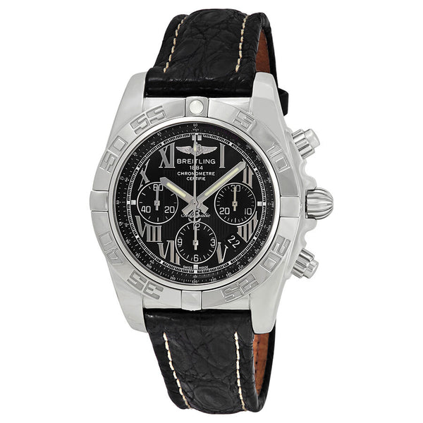 Breitling Chronomat Chronograph Automatic Black Dial Men's Watch #AB011012/B956BKCT - Watches of America