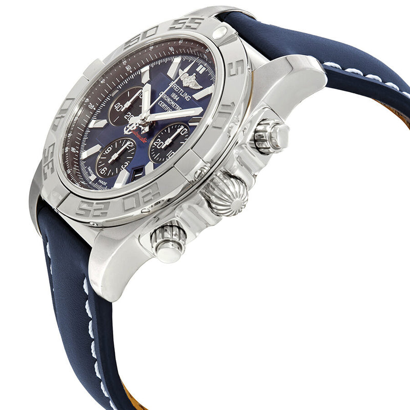 Breitling Chronomat Chronograph Automatic Chronometer Blue Dial Men's Watch #AB011012-C789-105X-A20BA.1 - Watches of America #2