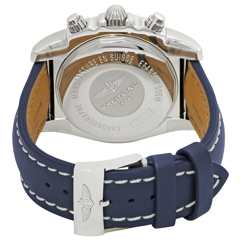 Breitling Chronomat Chronograph Automatic Chronometer Blue Dial Men's Watch #AB011012-C789-105X-A20BA.1 - Watches of America #3
