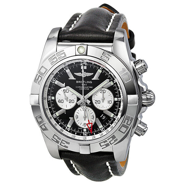 Breitling Chronomat GMT Automatic Chronograph Black Dial Men's Watch AB041012-BA69#AB041012-BA69-441X-A20BA.1 - Watches of America