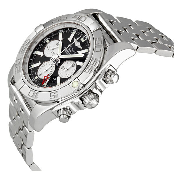 Breitling Chronomat GMT Black Dial Chronograph Automatic Men's Watch #AB041012-BA69SS - Watches of America #2