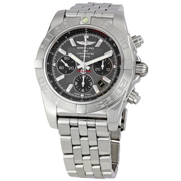 Breitling Chronomat Grey Dial Men's Watch SS#AB011011-F546 - Watches of America