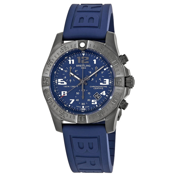 Breitling Chronospace Night Mission Chronograph Blue Dial Men's Watch #V7333010/C939-157S - Watches of America