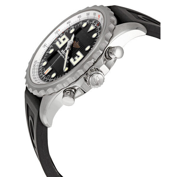 Breitling Chronospace Ocean Racer Rubber Band Men's Watch A7836534-BA26BKOD #A7836534/BA26 - Watches of America #2