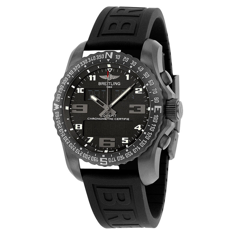 Breitling Cockpit B50 Titanium Analog-Digital Men's Watch VB501022-BD41BKPD3#VB501022-BD41-155S-V20DSA.2 - Watches of America
