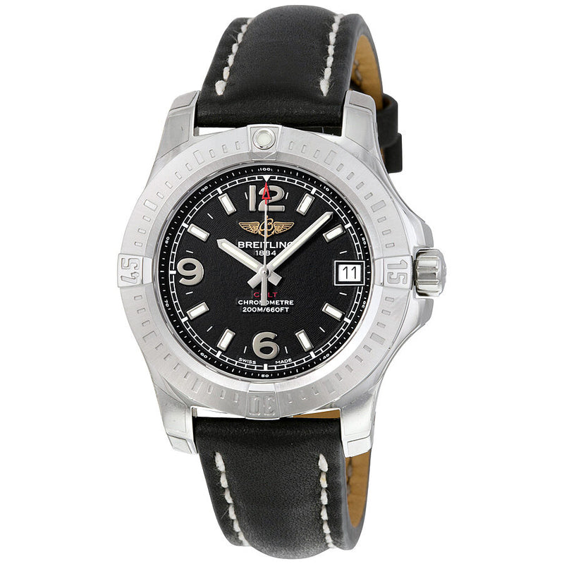 Breitling Colt 36 Black Dial Ladies Watch A7438911-BD82BKLT#A7438911-BD82-414X-A16BA.1 - Watches of America