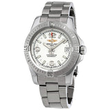Breitling Colt 36 Chronometer Silver Dial Ladies Watch #A7438911/G803-178A - Watches of America