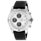 Breitling Colt Automatic Chronograph Stratus Silver Dial Black Rubber Men's Watch A1338811-G804BKPD3#A1338811-G804-153S-A20D.2 - Watches of America