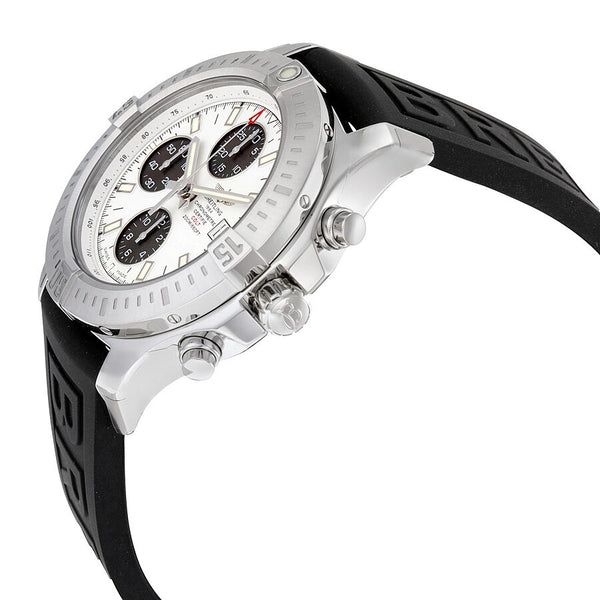 Breitling Colt Automatic Chronograph Stratus Silver Dial Black Rubber Men's Watch A1338811-G804BKPD3 #A1338811-G804-153S-A20D.2 - Watches of America #2