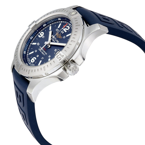 Breitling Colt Blue Dial Blue Rubber Men's Watch A7438811-C907BLPT3 #A7438811-C907-158S-A20S.1 - Watches of America #2