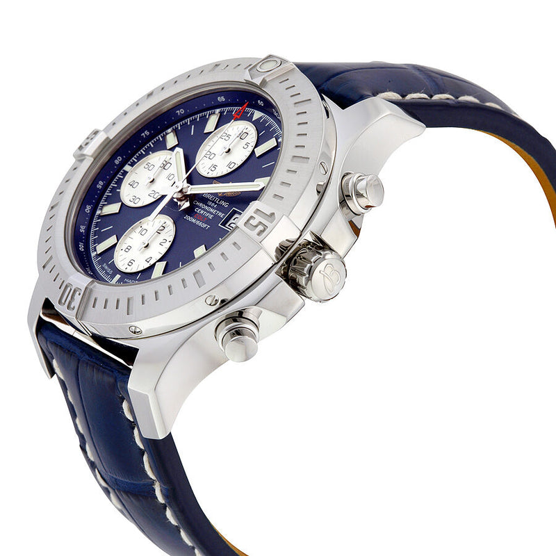Breitling Colt Chronograph Automatic Blue Dial Blue Leather Men's Watch A1338811-C914BLCT #A1338811-C914-731P-A20BA.1 - Watches of America #2