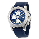 Breitling Colt Chronograph Automatic Blue Dial Blue Rubber Men's Watch A1338811-C914BLPT#A1338811-C914-145S-A20S.1 - Watches of America